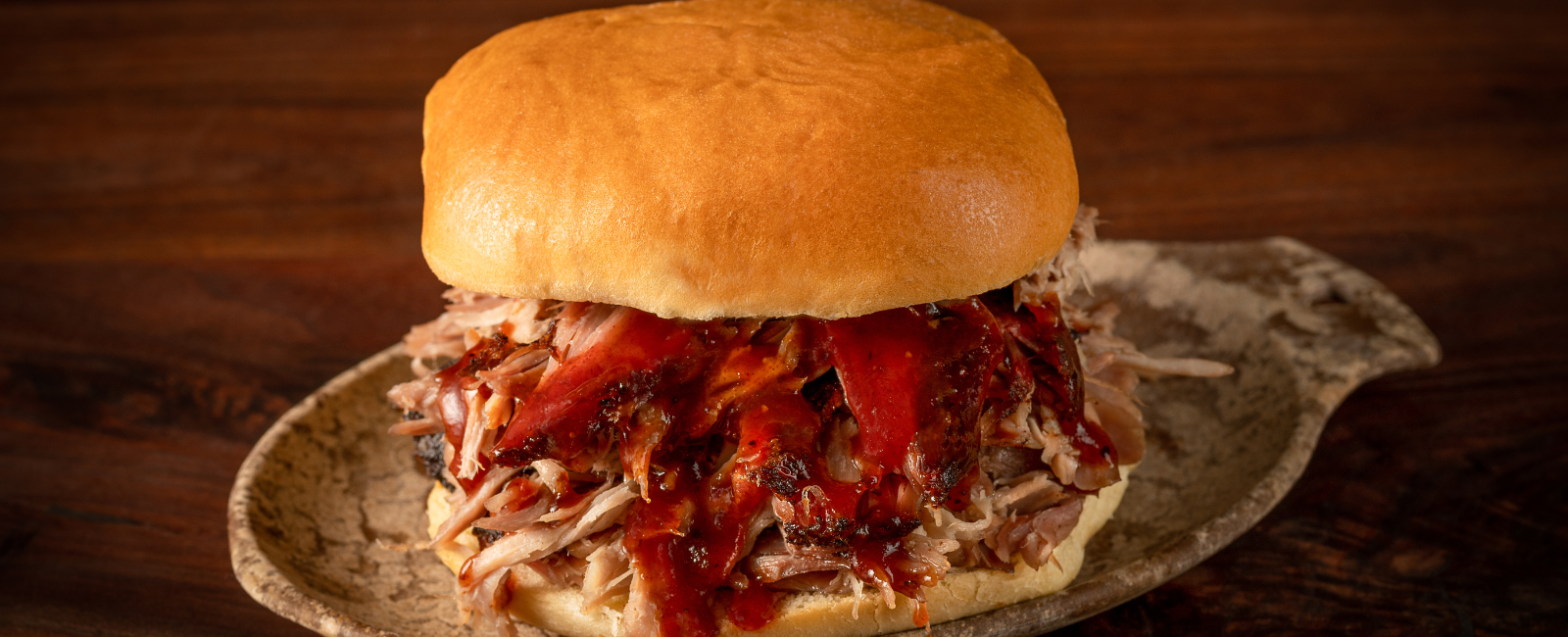 Pulled pork sandwich