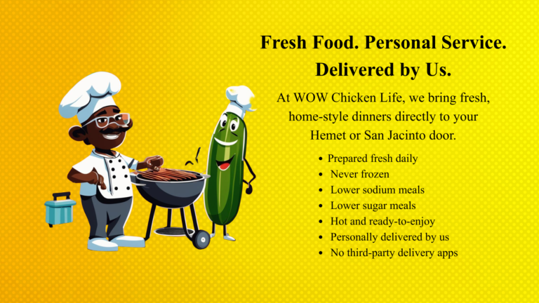 WOW Chicken Life Delivers Hot, Fresh Meals with Weekly Plans