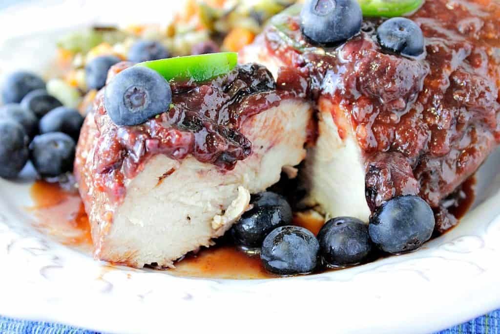 Blueberry Habanero BBQ Chicken