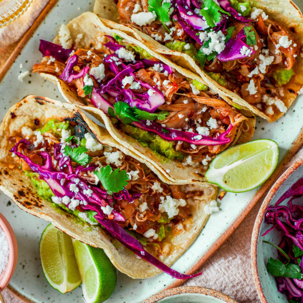 Tacos Purple Cabbage Limes Website Banner